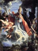 COELLO, Claudio Triumph ot St.Augustine painting